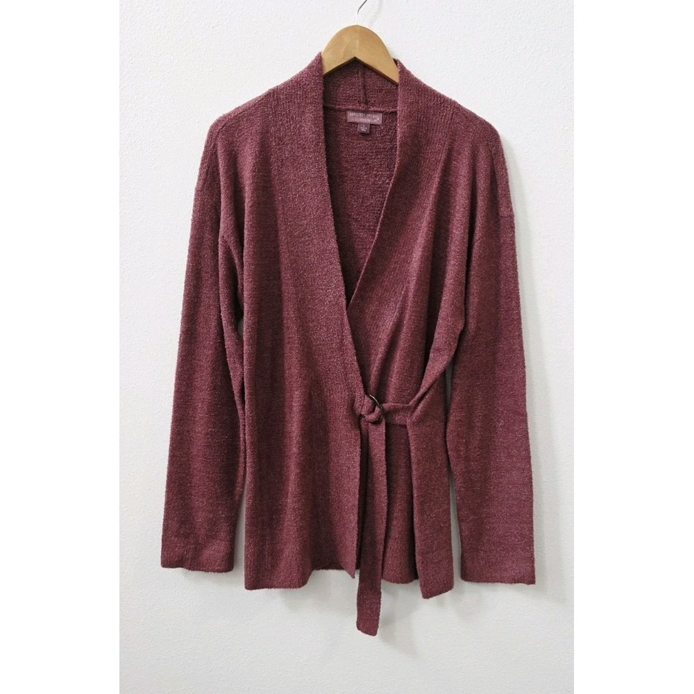 Barefoot Dreams CozyChic Lite Side Tie Cardigan Wrap Sweater Women's Size Large